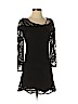 Express 100% Nylon Black Casual Dress Size S (petite) - photo 1