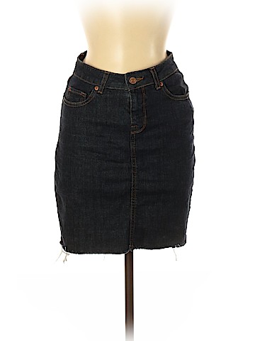 Zara Denim Skirt (view 1)