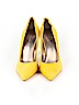 Nine West 100% Leather Yellow Heels Size 8 - photo 2