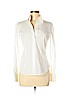 Armani Collezioni 100% Cotton White Long Sleeve Button-Down Shirt Size 8 - photo 1
