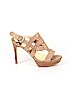 Marc Fisher 100% Leather Tan Heels Size 9 1/2 - photo 1