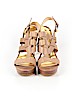 Marc Fisher 100% Leather Tan Heels Size 9 1/2 - photo 2