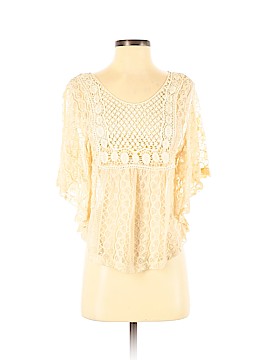 En Creme Short Sleeve Blouse