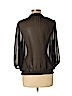 A.n.a 100% Polyester Black 3/4 Sleeve Blouse Size L (petite) - photo 2