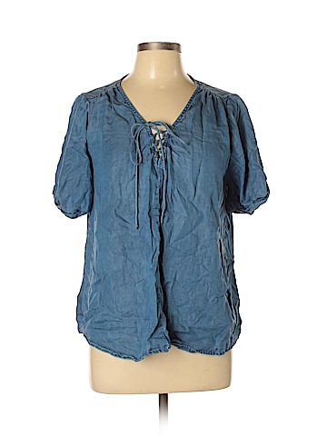 Lucky Brand Short Sleeve Blouse (view 1)