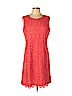 Rafaella 100% Polyester Orange Casual Dress Size L (petite) - photo 1