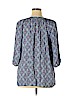 Artisan NY 100% Rayon Blue 3/4 Sleeve Blouse Size 1X - photo 2