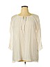 Studio Works White 3/4 Sleeve Blouse Size XL - photo 1