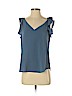 Vince Camuto Blue Sleeveless Blouse Size XS - photo 1