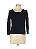 Eileen Fisher 100% Merino Wool Black Wool Pullover Sweater Size L (petite) - photo 1