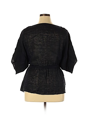 Lafayette 148 New York 3/4 Sleeve Blouse (view 2)