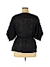 Lafayette 148 New York 100% Linen Black 3/4 Sleeve Blouse Size 16 - photo 2
