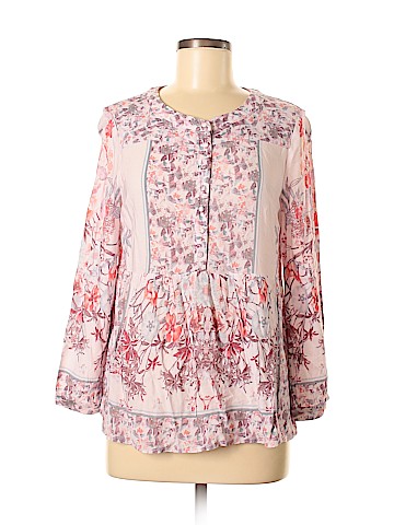 Skies Are Blue Long Sleeve Blouse (view 1)