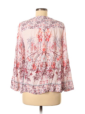 Skies Are Blue Long Sleeve Blouse (view 2)