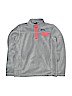 Patagonia 100% Polyester Gray Fleece Jacket Size 14 - photo 1