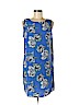 Halogen 100% Polyester Blue Casual Dress Size M (petite) - photo 1