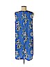Halogen 100% Polyester Blue Casual Dress Size M (petite) - photo 2