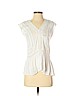 Ann Taylor LOFT White Short Sleeve Top Size XXS (petite) - photo 1