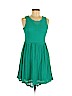 Apt. 9 Teal Casual Dress Size M (petite) - photo 1
