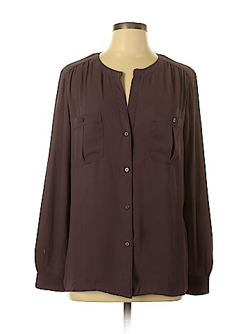 Ann Taylor LOFT Long Sleeve Blouse (view 1)