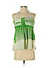 Alice + Olivia 100% Silk Green Sleeveless Silk Top Size S - photo 1