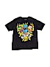 DC Comics 100% Cotton Black Short Sleeve T-Shirt Size 6 - 7 - photo 1