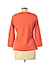 Ann Taylor Orange 3/4 Sleeve Top Size L (petite) - photo 2