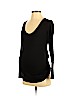 Old Navy - Maternity Black Long Sleeve T-Shirt Size S - photo 1