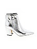 Alias Mae 100% Leather Silver Ankle Boots Size EU 38 - photo 1