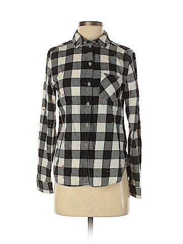 American Eagle Outfitters Long Sleeve Button-Down Shirt (view 1)