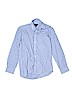 Tommy Hilfiger Checkered-gingham Blue Long Sleeve Button-Down Shirt Size 14 - photo 1