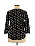 Lucky Brand Black 3/4 Sleeve Top Size XL - photo 2