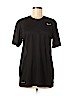 Nike 100% Polyester Black Active T-Shirt Size M - photo 1