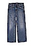 Old Navy 100% Cotton Solid Blue Jeans Size 7 - photo 1