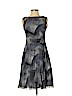 Armani Collezioni 100% Polyester Gray Casual Dress Size 4 - photo 1