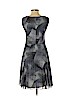 Armani Collezioni 100% Polyester Gray Casual Dress Size 4 - photo 2