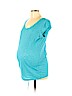 Oh Baby By Motherhood Blue Short Sleeve T-Shirt Size L - photo 1