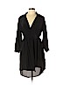 Amour Vert 100% Silk Black Casual Dress Size L - photo 1