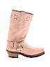 FRYE 100% Leather Pink Ankle Boots Size 5 1/2 - photo 1