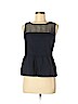 Banana Republic 100% Cotton Blue Sleeveless Blouse Size 8 (petite) - photo 1