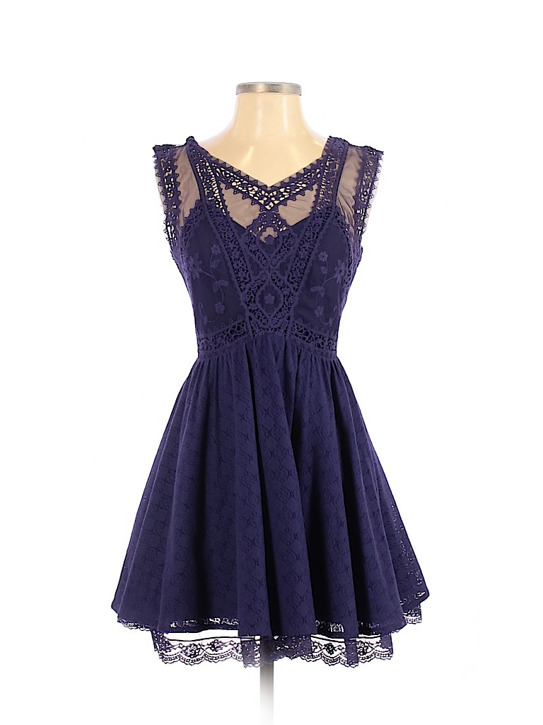 Free People Solid Purple Cocktail Dress Size 2 73% off thredUP Free People Solid Purple Cocktail Dress Size 2 73% off thredUP