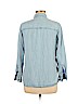 Eddie Bauer 100% Tencel Lyocell Blue Long Sleeve Button-Down Shirt Size M (petite) - photo 2