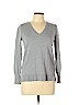 Banana Republic 100% Merino Extra Fine Wool Gray Wool Pullover Sweater Size L (petite) - photo 1