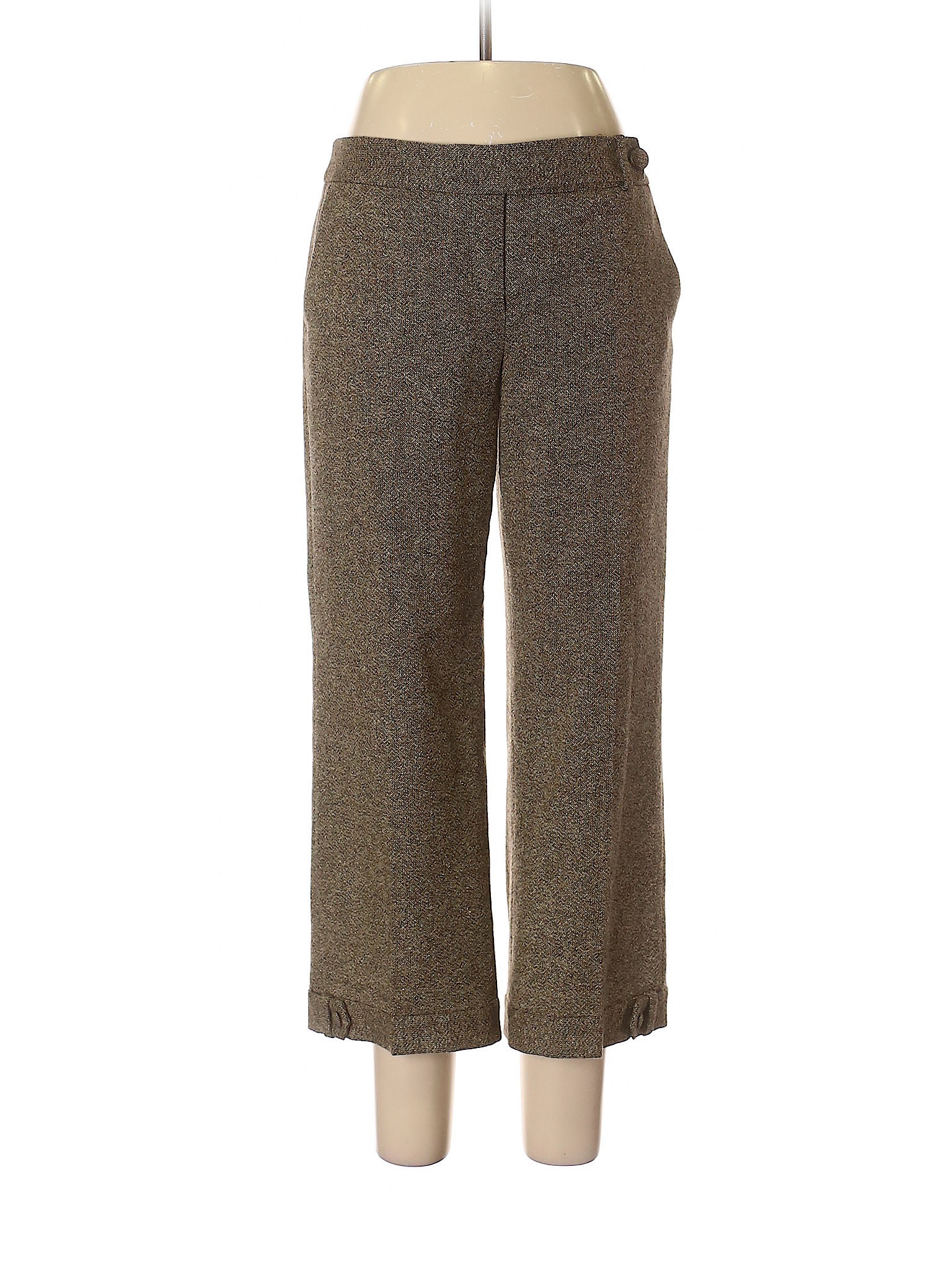 Ann Taylor Women Brown Wool Pants 8 | eBay