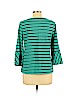 Talbots 100% Cotton Teal 3/4 Sleeve Top Size L (petite) - photo 2