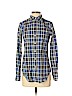 Theory 100% Cotton Blue Long Sleeve Button-Down Shirt Size S - photo 1