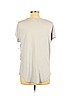 Simply Vera Vera Wang 100% Rayon Gray Short Sleeve Top Size L (petite) - photo 2