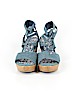 Nicole Blue Wedges Size 7 1/2 - photo 2