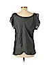 Violet & Claire 100% Polyester Gray Short Sleeve Blouse Size XL - photo 2