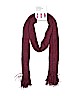 Unbranded 100% Acrylic Solid Burgundy Scarf One size - photo 1